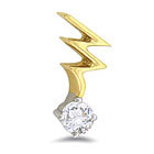 Ag Real Diamond Single Stone Fancy Pendant # AGSP0016