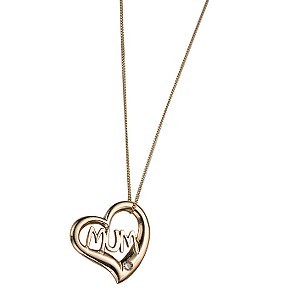 Ag Real Diamond Heart Of Mother Pendant # AGSP0017