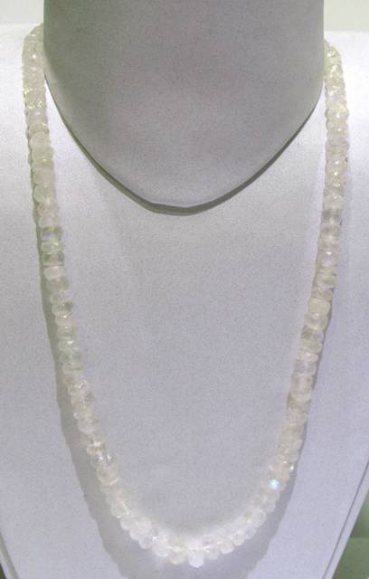 White Rainbow Faceted String