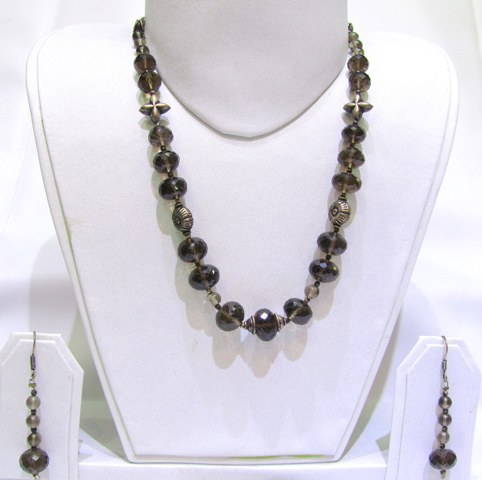 Smoky Topaz Faceted Beads