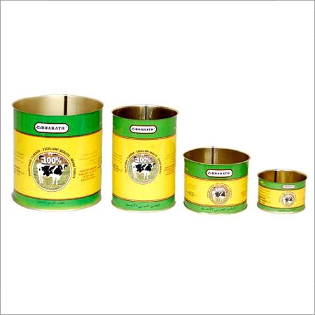 Round Open Top Tin Container By MASTAN TIN WORKS