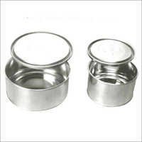 Round Full Open Mouth Tin Container