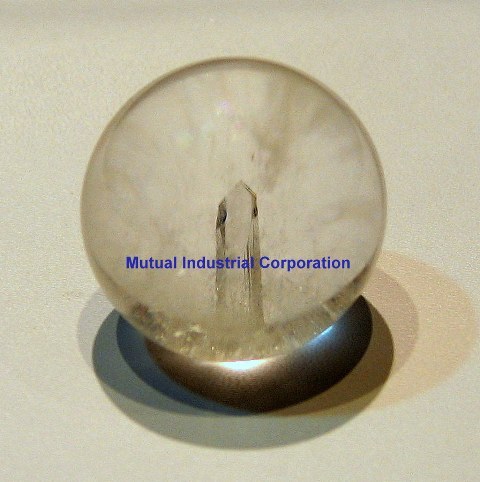 Quartz Crystal Ball with Phantom Pencil