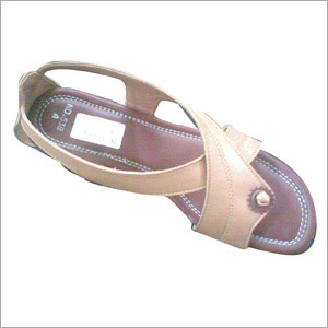 Ladies Leather Flat Sandals