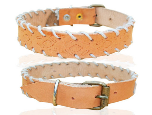 HIGH QUAILITY HAND MADE DESIGNING LEATHER DOG COLLAR (L013C)