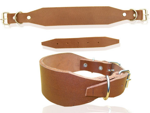 HIGH QUAILITY THICK LAYER LEATHER DOG COLLAR (L016C)