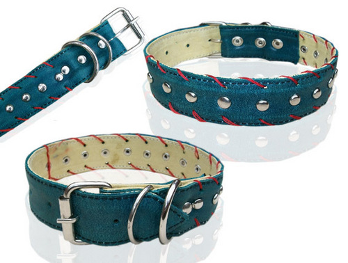 HIGH QUILITY HAND MADE DESIGNING LAYER LEATHER DOG COLLAR (L028C)