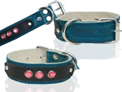 HIGH QUILITY DESIGNING TWO LAYER LEATHER DOG COLLAR (L029C)