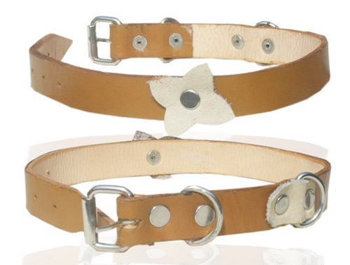 HIGH QUILITY HAND MADE DESIGNING THICK LAYER LEATHER DOG COLLAR (L053C)