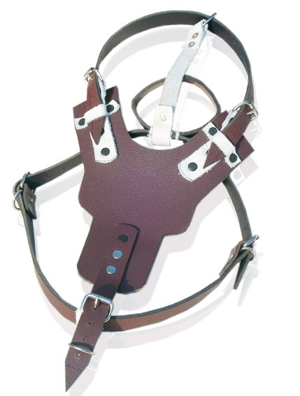 HIGH QUILITY DESIGNING THICK LAYER LEATHER DOG HARNESS (L006H)