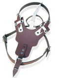 High Quility Designing Thick Layer Leather Dog Harness (l006h)