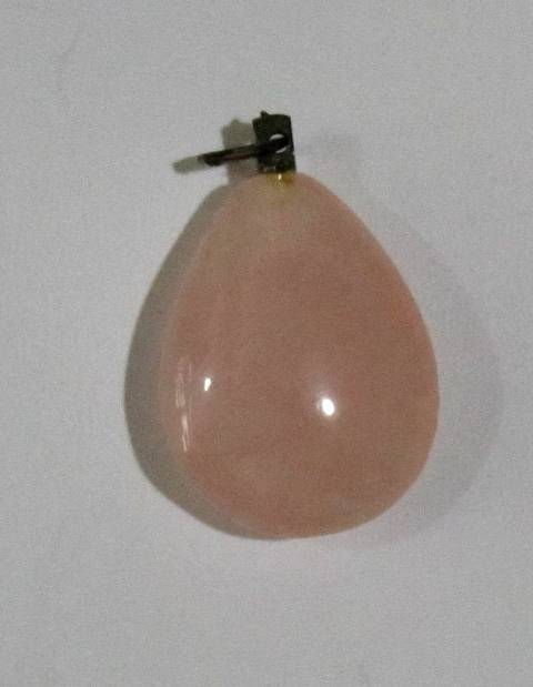 Rose Quartz Flat Drop Shape