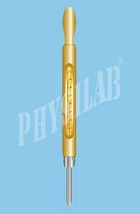 Soil Thermometer Brass Cone
