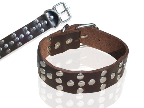 DESIGNER CAT AND PUPPY GANUINE LEATHER COLLAR 