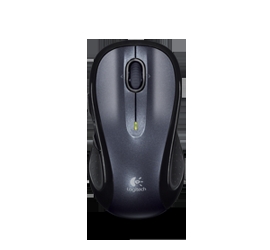 26851 - 100x60x40 mm Gray Wireless Laser Mouse, 1600 DPI, USB, Forward/Back Buttons, Unifying Receiver