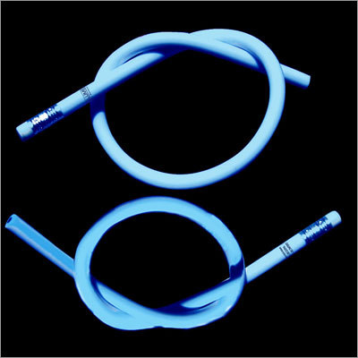 Light Blue Pencil With Dark Blue Logo