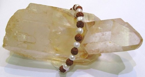 Rudraksha And Pearl
