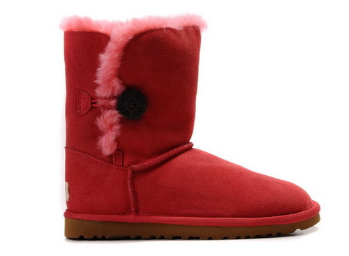 Ugg Bailey Button Boots 5803 Jester Red