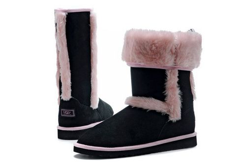 Black Pink UGG Sundance Boots Discount Sale 5918 For Women