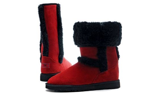 Discount UGGs Red Black 5918 Sundance Boots Womens