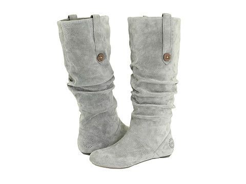 Ugg Highkoo Tall Leather Boots 5765 Grey