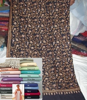 Pure Pashmina Multi Kani Shawls