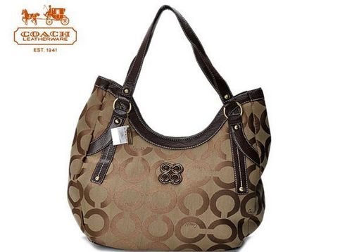 Coach Brown Leather Handbags