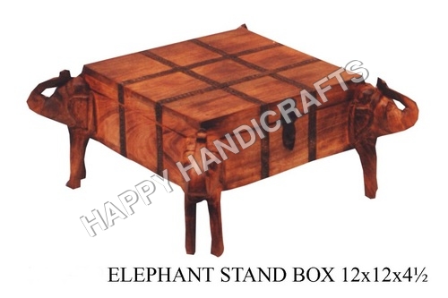 Wooden Elephant Table