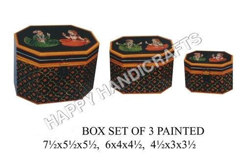 Painted Wooden Box