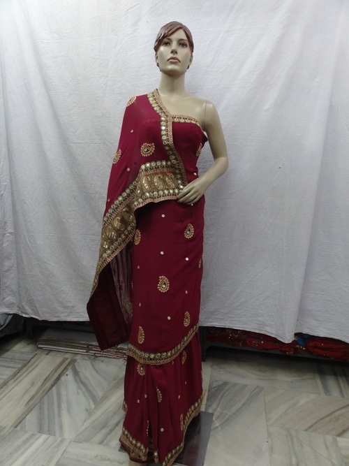 Embroidered Casual Wear Saree