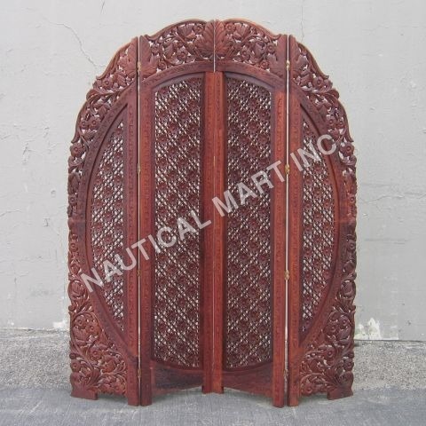 HALF ROUNDED SHAPE WOODEN SCREEN