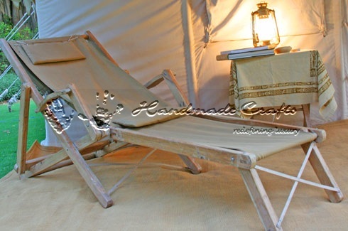 Luxury Tent Furniture-Deck Chair By HANDMADE CRAFTS