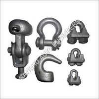 Pole Line Hardware - Metal, Painted Finish | Corrosion Resistance, High Strength, Customized For High Power Transmission Lines