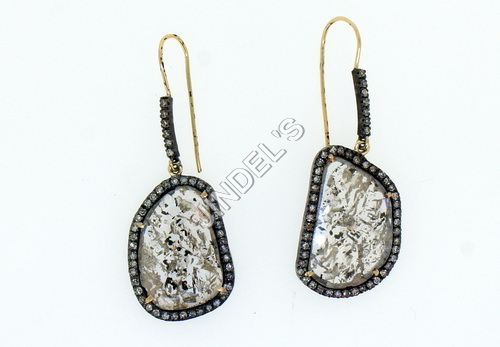 Pave Diamond Earrings