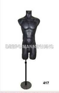 Torso Mannequin - Durable Polypropylene Material, Life-size Design, Versatile Display Options - Ideal For Tailoring And Fashion Merchandising