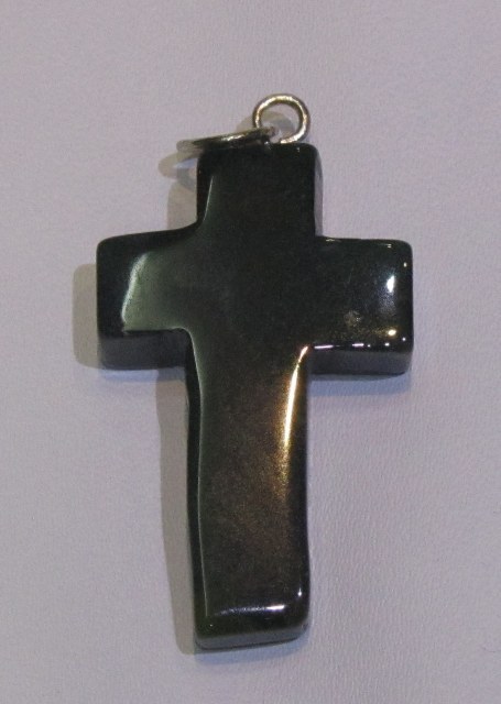 Black Agate Cross Shape