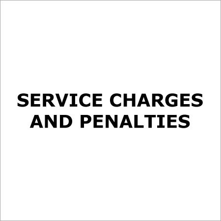 Service Charges And Penalties Services