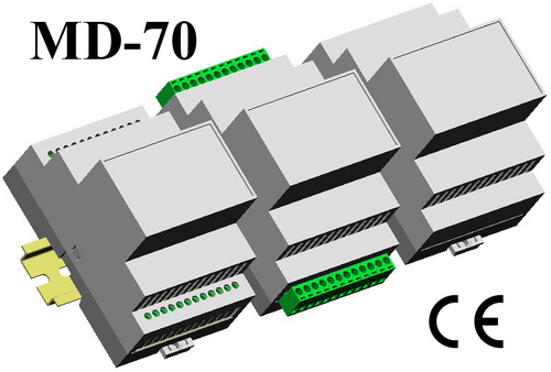 Din Rail Module Enclosure 110*74*70