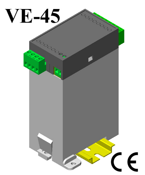 Din Rail Plastic Vertical Enclosure 123*75*45