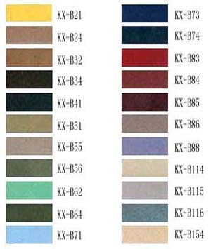 Brushed Color Shade Card for Stretch Ceiling
