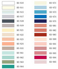 Satin Color Shade Card for Stretch Ceiling