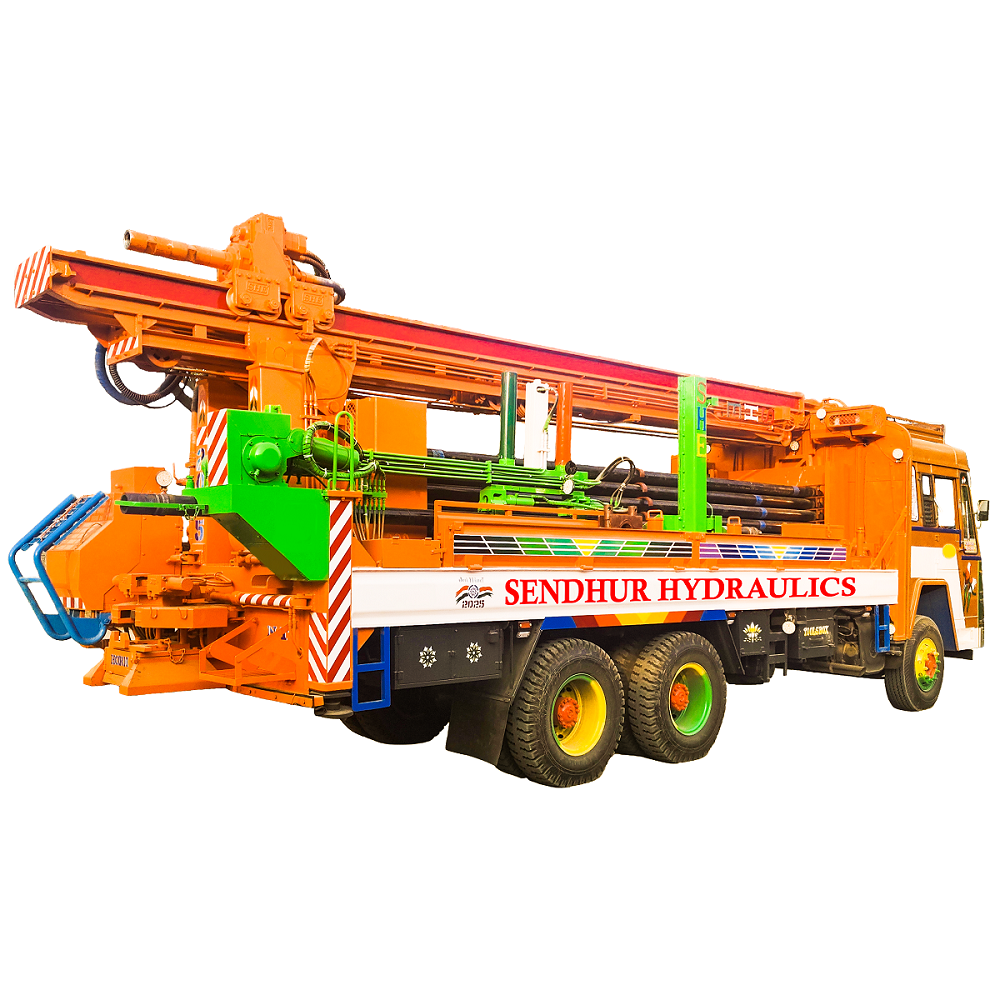 Industrial Bore Well Drilling Machine