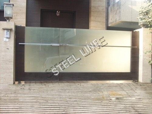 Brown Stainless Steel Main Gates