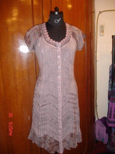 Acid Wash Rayon Dress