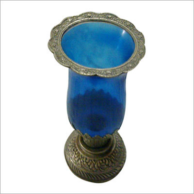 Glass Pillar Candle Holder