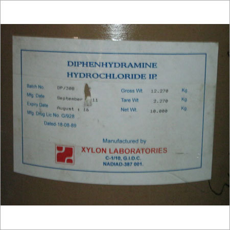Diphenhydramine Hydrochloride IP