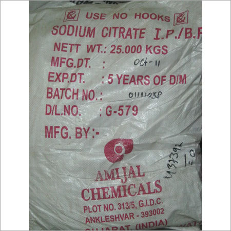Sodium Citrate I.P B.P