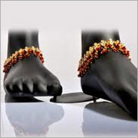 Ladies Handcrafted Jewellery - Metal & Gemstones, Adjustable Size, Red | Handcrafted, Stylish, Skin-Friendly, Polished Finish, Gift Box Packaging