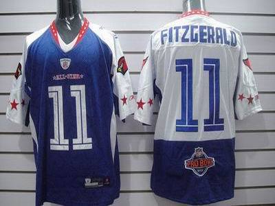 Arizona Cardinals #11 Larry Fitzgerald 2010 Pro Bowl NFC NFL Authentic Jerseys