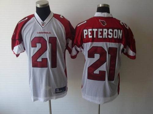 Arizona Cardinals #21 Patrick Peterson White NFL Authentic Jerseys